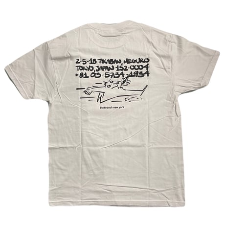 BLUECOUCH NY "BEACON Shop Tee" (White) L