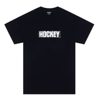 HOCKEY"STICKER LOGO TEE"(black) XL