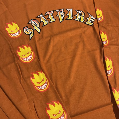 SPITFIRE"L/S TEE" (Orange) XL
