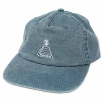 THEORIES "Scribble Denim Snapback HAT" (Indigo)