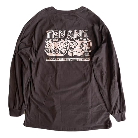 TENANT NY"L/S TEE"(black) XL