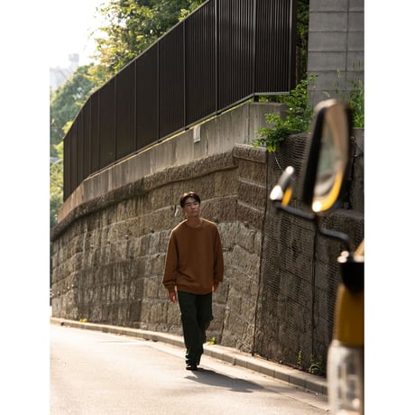 JHAKX "Original Crew Neck Sweat" (Raw Umber) L