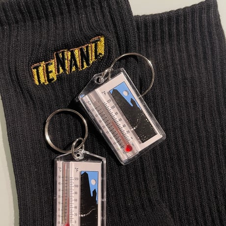 TENANT NY "Address Logo Sock" (Black)