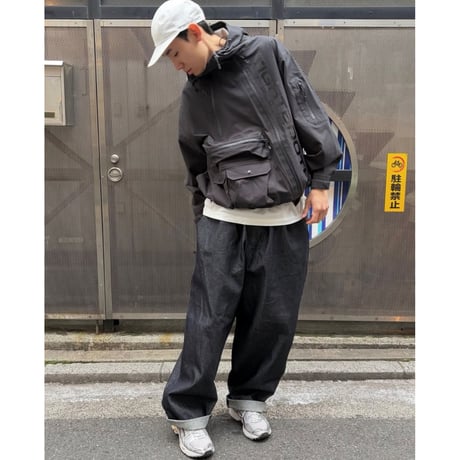 FLOW GRESSIVE "浮狼愚烈志武 RAW DENIM PANTS" (DARK DENIM) M