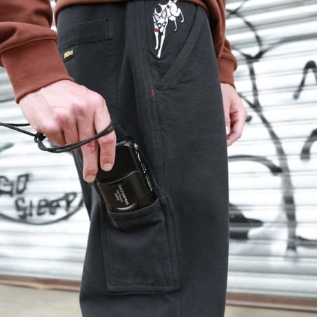 THEORIES "PIANO TRAP Carpenter Pant" (Washed Black) 34