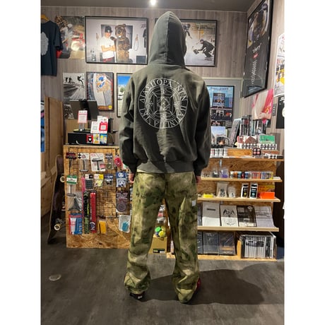 DIASPORA "Double Knee Comfortable Trousers" (Camo) M