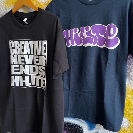 hi-lite "CREATIVE NEVER ENDS TEE" (Black) L