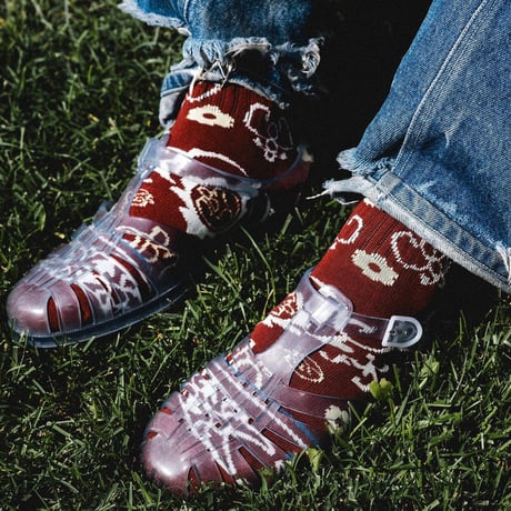 CLASSIC GRIP "TONY PERSIAN SOCKS" (Burgundy)