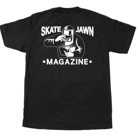 SKATE JAWN "WELDER TEE" (Black) L