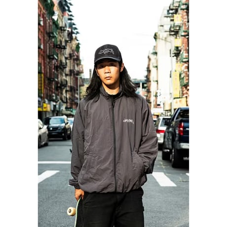 TIME SCAN "SCRIPT WINDBREAKER" (Dark Grey) M