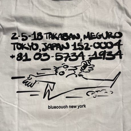 BLUECOUCH NY "BEACON Shop Tee" (White) L