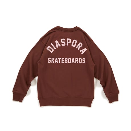 DIASPORA "Jazzy Sport SYMBIOSIS Crewneck Sweatshirt" (Brown) L