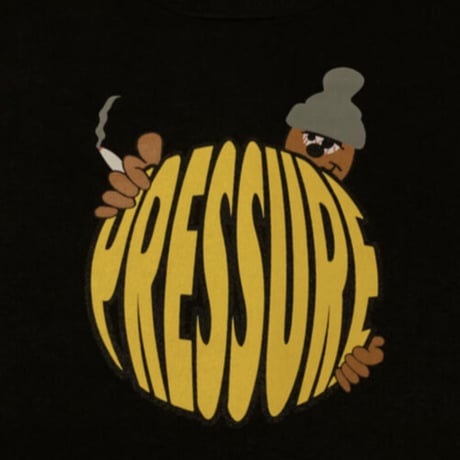 PRESSURE "ZAZA T-shirts" (Black) XL