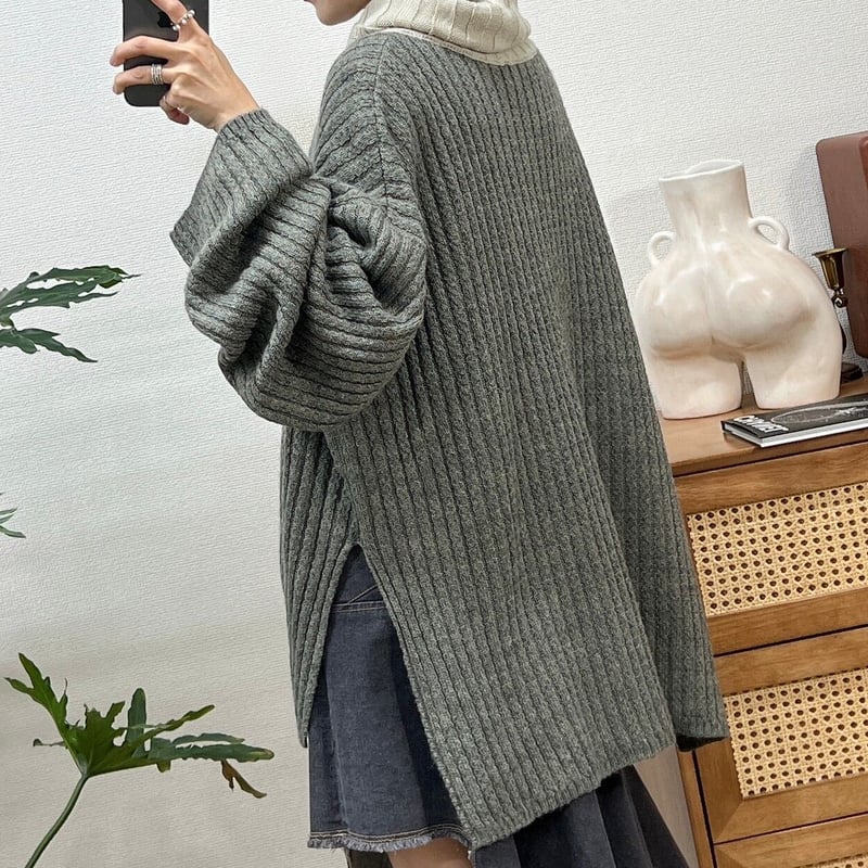 2TONEセーター | AMBERMADAM.JP