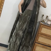 プリーツワイドパンツ