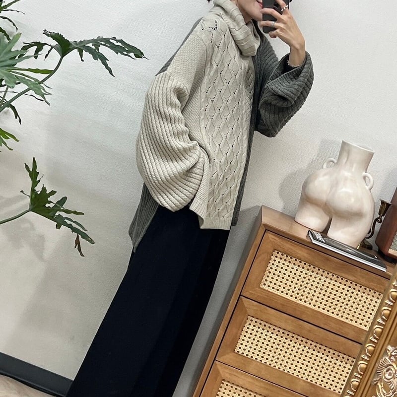 2TONEセーター | AMBERMADAM.JP