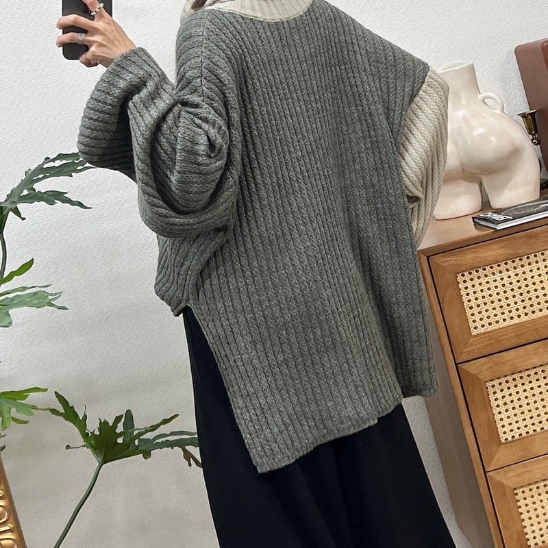 2TONEセーター | AMBERMADAM.JP