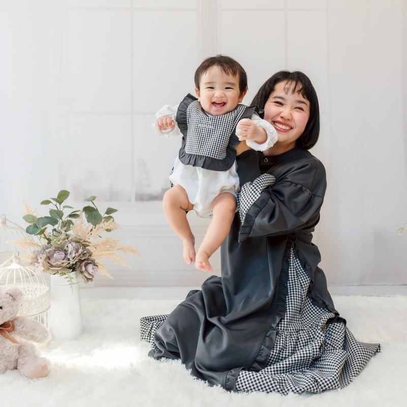 hug bib (ながーく使える防水フリルベスト＊0～4才) | BUBTAMA