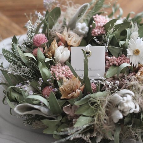 はろ様 リクエスト 2点 おまとめ ドライフラワー リース ドライフラワー ナチュラルリース 粟 アワ オールシーズン 春夏