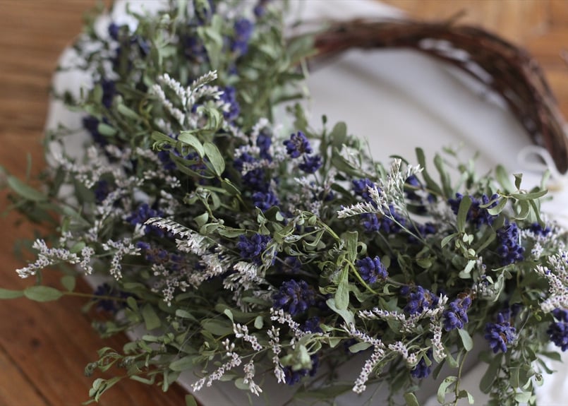 ユーカリとラベンダーのハーフリース | F L E U R I