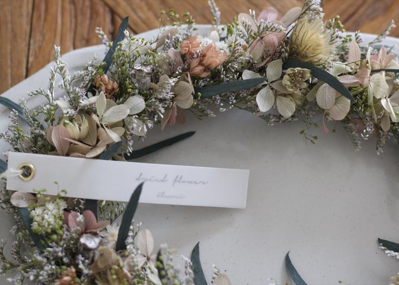 オーバルリース(ピンク） | F L E U R I