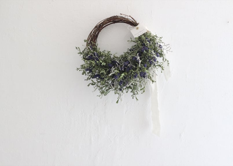 夏☀︎SALE！ユーカリと紫陽花のラベンダーカラーハーフリース　バラプルモルサ 夏☀︎SALE！ユーカリと紫陽花のラベンダーカラーハーフリース