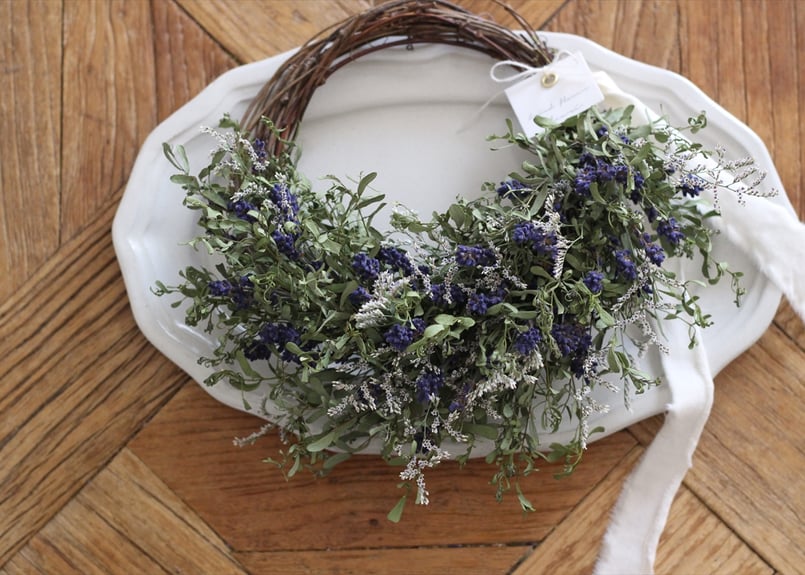 ユーカリとラベンダーのハーフリース | F L E U R I