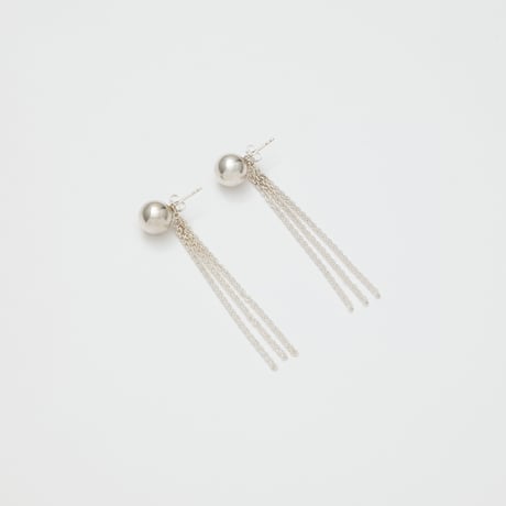 pierce : dot ＋ chain ( silver )