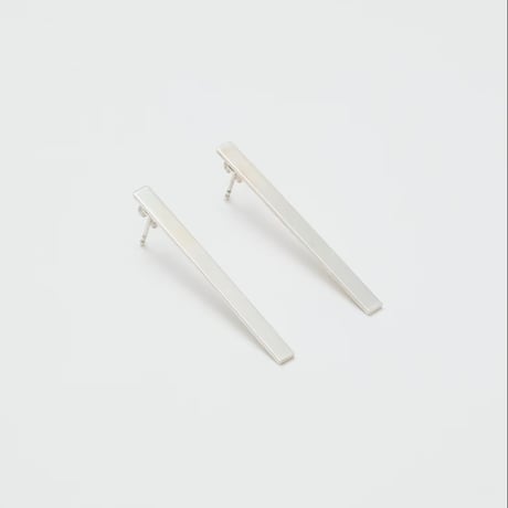 pierce : short bar ( silver )