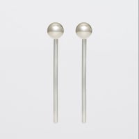 pierce : dot ＋ pole ( silver )