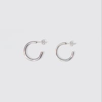 pierce : mini hoop ( silver )