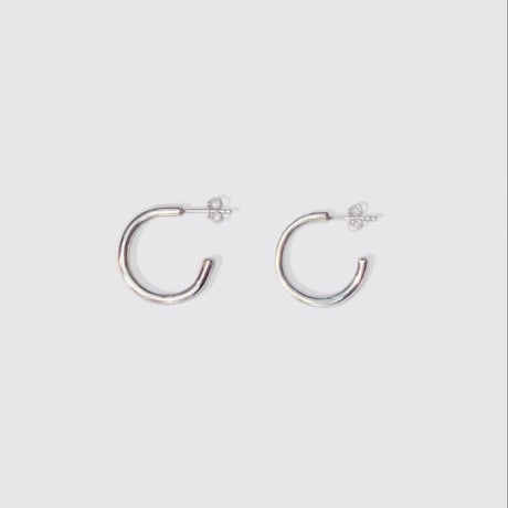 pierce : mini hoop ( silver )