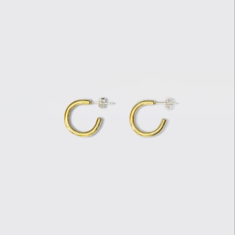 pierce : mini hoop ( brass )