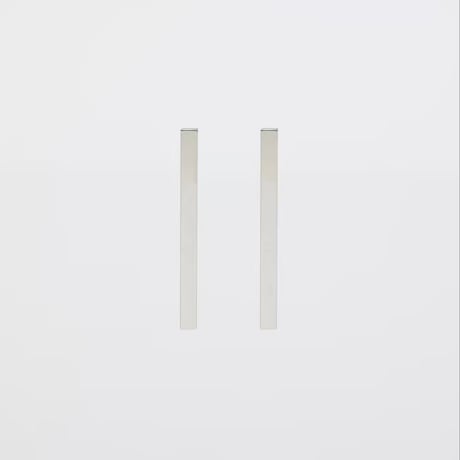 pierce : short bar ( silver )