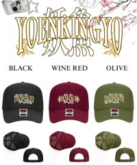 【受注商品】メッシュキャップ/OLIVE・WINE RED・BLACK