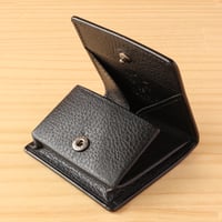 BOX小銭入れ　本革　J.ベイカー社　ブライドルレザー　ブラック　10201　1/5　限定品