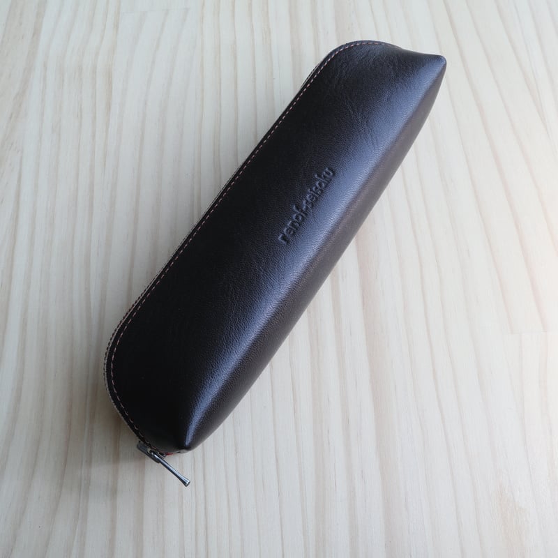 エクレアペンケース 本革 馬革スムース ダークブラウン 50103