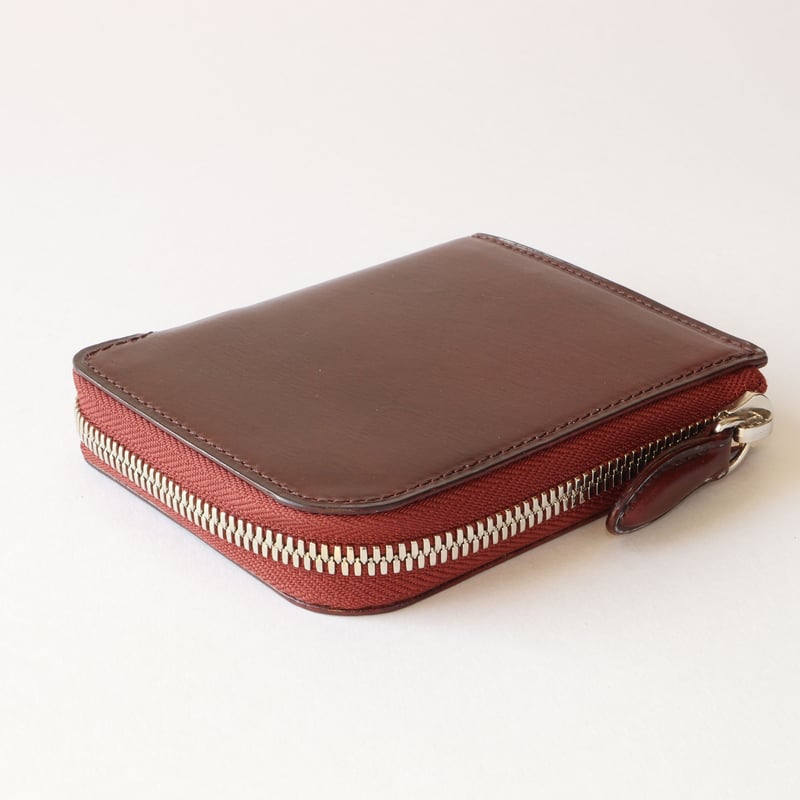 L字ファスナーコンパクト財布 本革 J.ベイカー社 ブライドルレザー