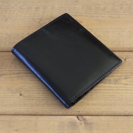 純札 ( 二つ折り財布 )　本革　J.ベイカー社　ブライドルレザー　ブラック　10101　4/5　限定品