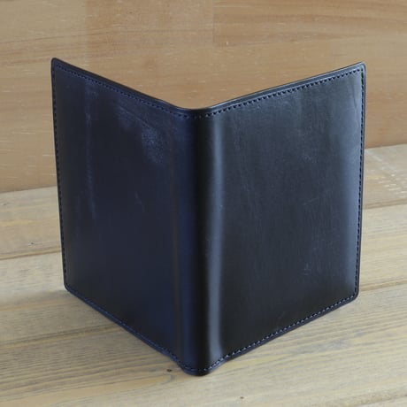 純札 ( 二つ折り財布 )　本革　J.ベイカー社　ブライドルレザー　ブラック　10101　4/5　限定品