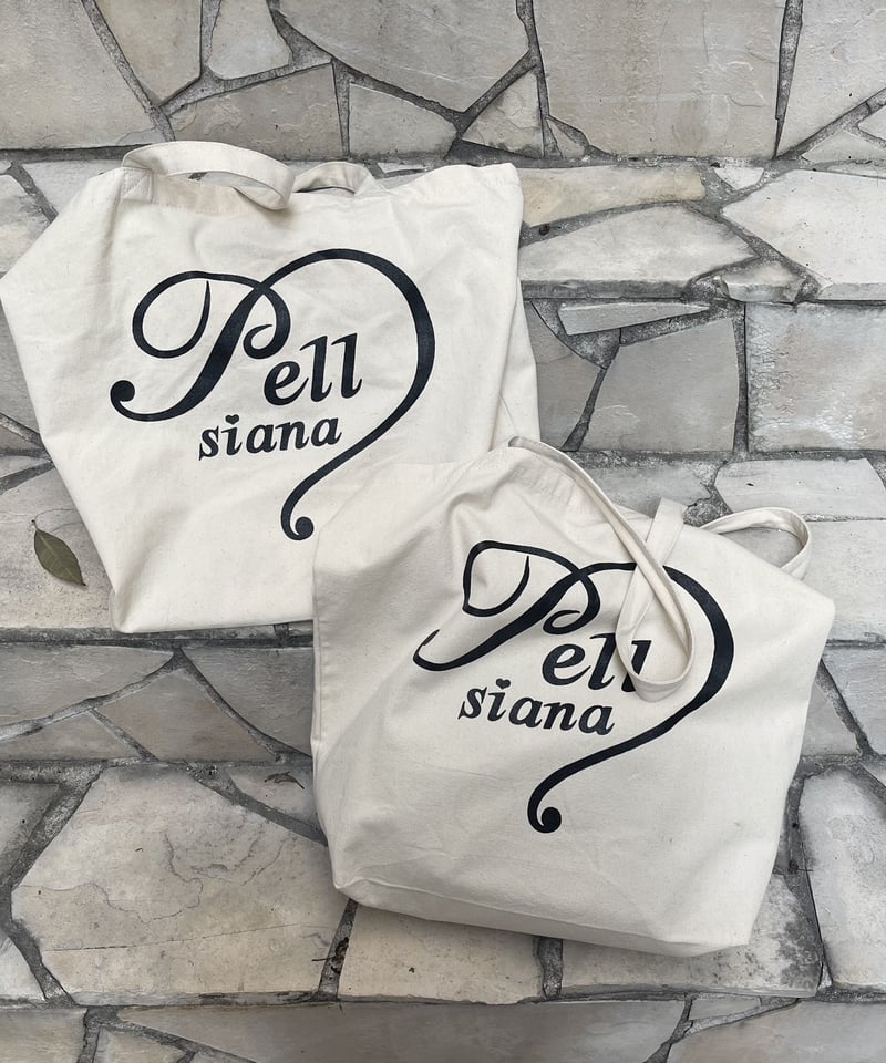pellsiana Heart logo tote bag | pellsiana