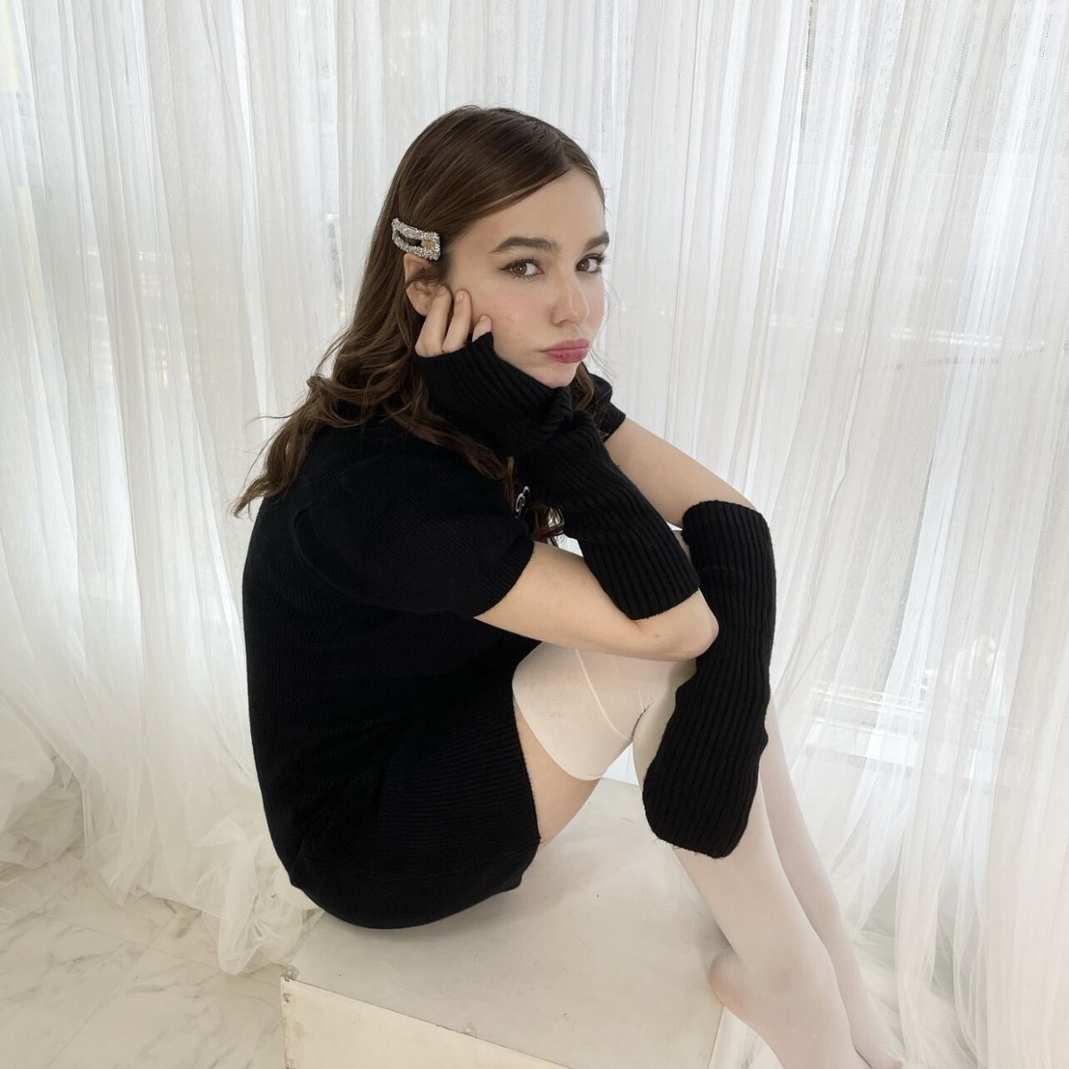 pellsiana heart logo knit one-piece BLACK | pel pellsiana heart logo knit one-piece BLACK | pel