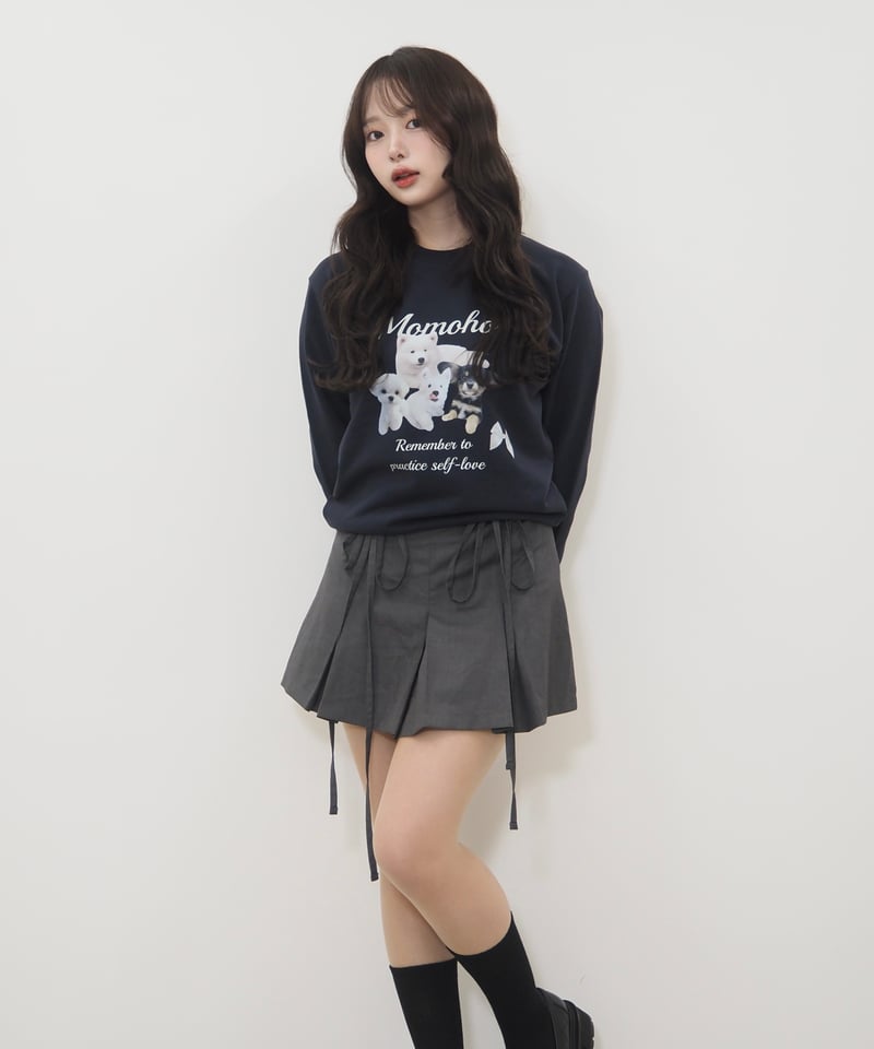 ribbon pleats skirt pants | pellsiana ribbon pleats skirt pants | pellsiana