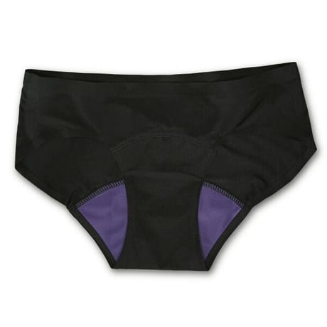 吸水ショーツ🎀ムーンパンツ【デイタイムブラック】🐰シンプルなデザインが人気✨