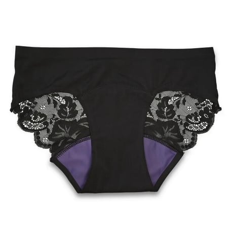 吸水ショーツ🎀ムーンパンツ【デイタイムブラックレース】🐰生理の時もおしゃれに✨