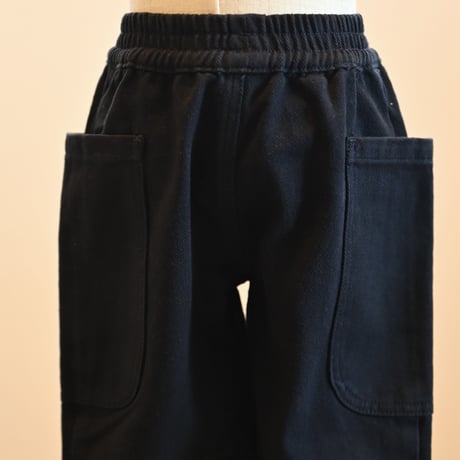 wide pocket easy pants 【navy】
