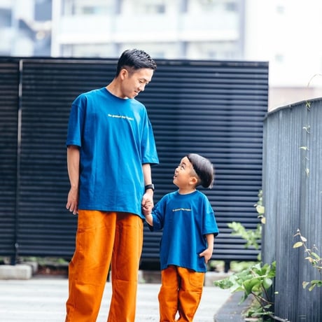 Let's get going ! s/s tshirts 【 blue 】