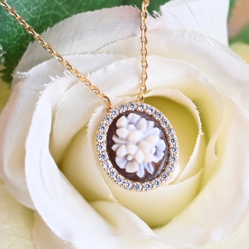 SVカメオネックレス Cameo Italiano® | エレガンスアライ
