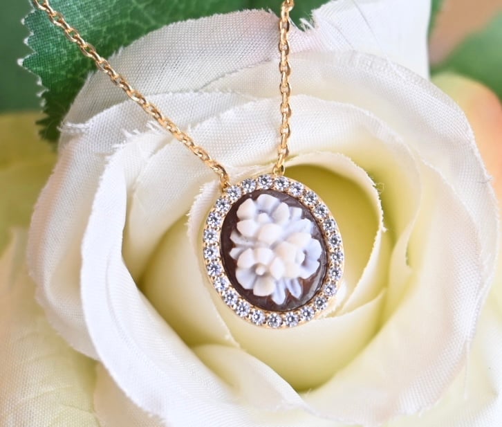SVカメオネックレス Cameo Italiano® | エレガンスアライ