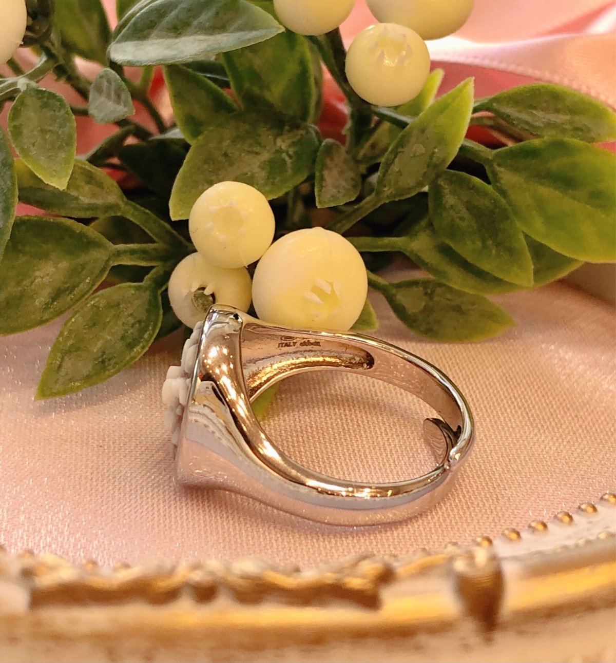 CAMEO ITALIANO シェルカメオシルバーリング カメオシルバーリング Cameo Italiano® | エレガンスアライ
